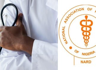 Resident Doctors Announce Date To Begin Indefinite Strike Doctor, National Association of Resident Doctors Logo