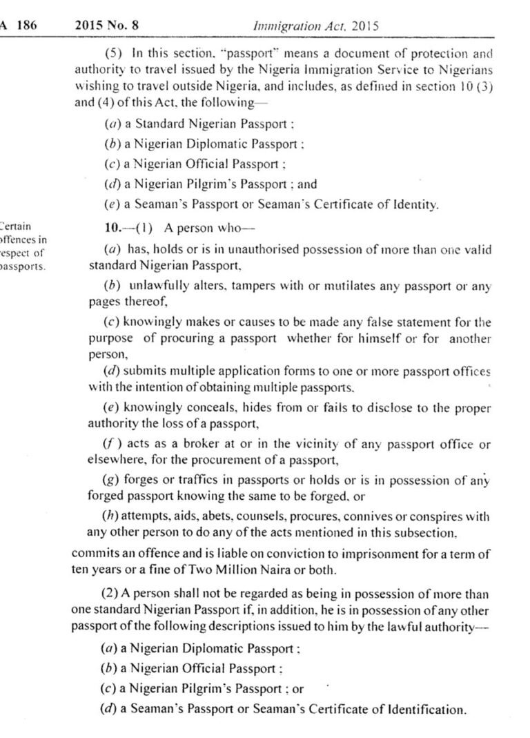 Immigration Act