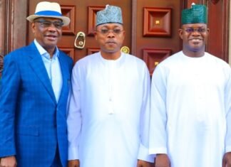 What Transpired When Yahaya Bello, Usman Ododo Visited Wike In Abuja