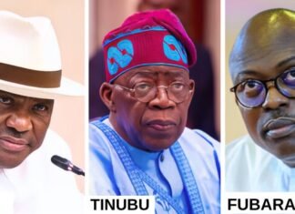 Tinubu Takes Action Amid Wike-Fubara Feud In Rivers Wike, Tinubu, Fubara