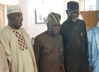 Atiku, Tambuwal, Imoke In Closed-Door Meeting With Obasanjo