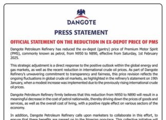 Dangote Refinery Crashes Petrol Price