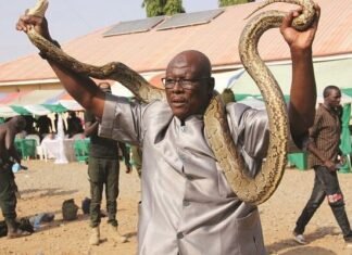 APC Suspends Governor’s Adviser For Pranking Dignitaries With Snake In Government House