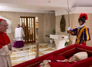 Vatican Releases Photos Of Pope Francis In Open Casket