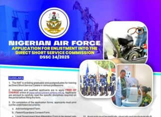 Nigerian Air Force Begins Recruitment