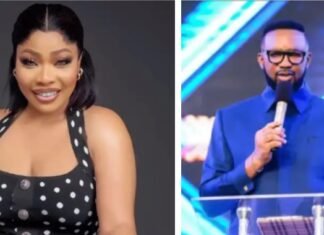 “Full Video Dropping Soon” – Actress Doris Ogala Shares Private Bedroom Photo Of Pastor Chris Okafor
