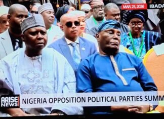Photo Of Atiku Sleeping During Ibadan Opposition Summit Sparks Reactions
