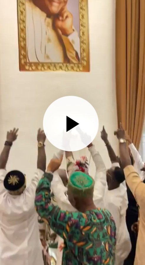 Video Of Wike’s Loyalists 'Worshipping' Him Using His Image Sparks Mixed Reactions
