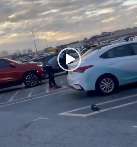 Chaos As Man Fights Police Officer Trying To Arrest Him