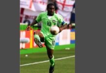 FIFA Makes Big Announcement On Okocha’s World Cup Record