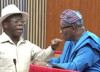 Real Reason Why Akpabio And Oshiomhole Clashed Over Senate Leadership Rules