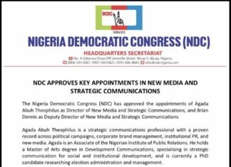 NDC Approves Key Appointments