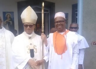 Archbishop Ugorji Honours Comrade Eugene Okonta