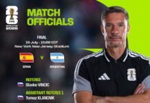 FIFA Names Officials For Spain, Argentina World Cup Final