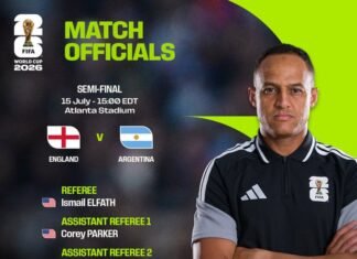 World Cup: FIFA Appoints Match Officials For England, Argentina Semi-Final