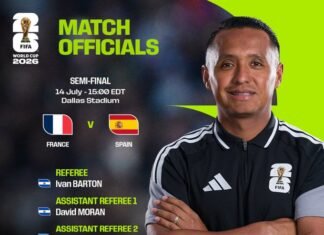 World Cup: FIFA Appoints Match Officials For France, Spain Semi-Final
