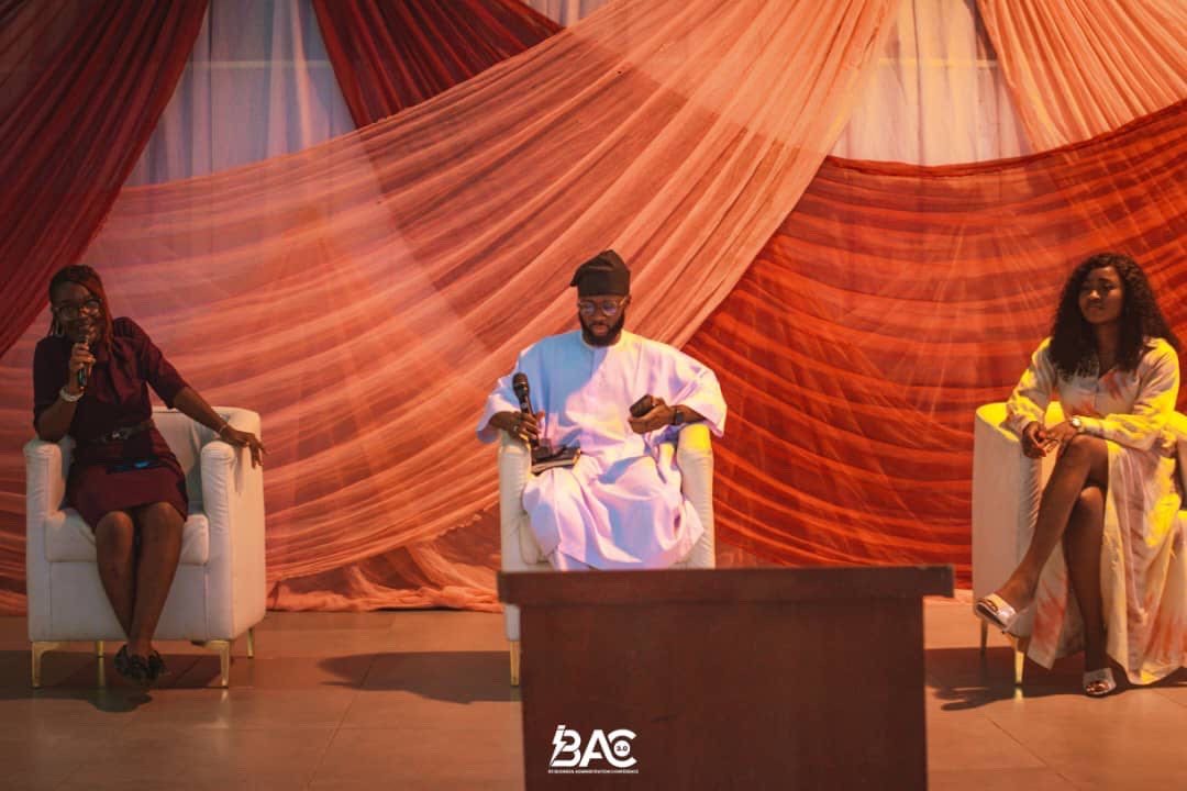 Fawole Tomi speaking as a distinguished panelist at the Ife Business Administration Conference (IBAC 3.0), Obafemi Awolowo University